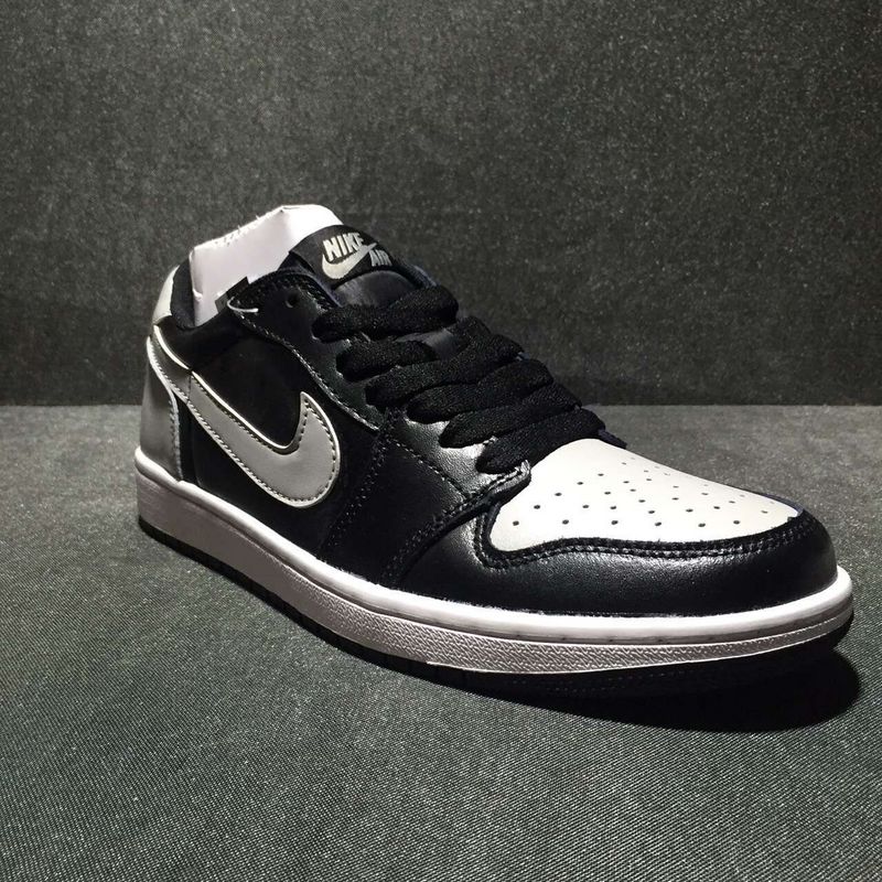 2016 Air Jordan 1 Low Black White Shoe